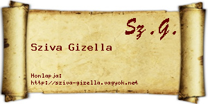 Sziva Gizella névjegykártya